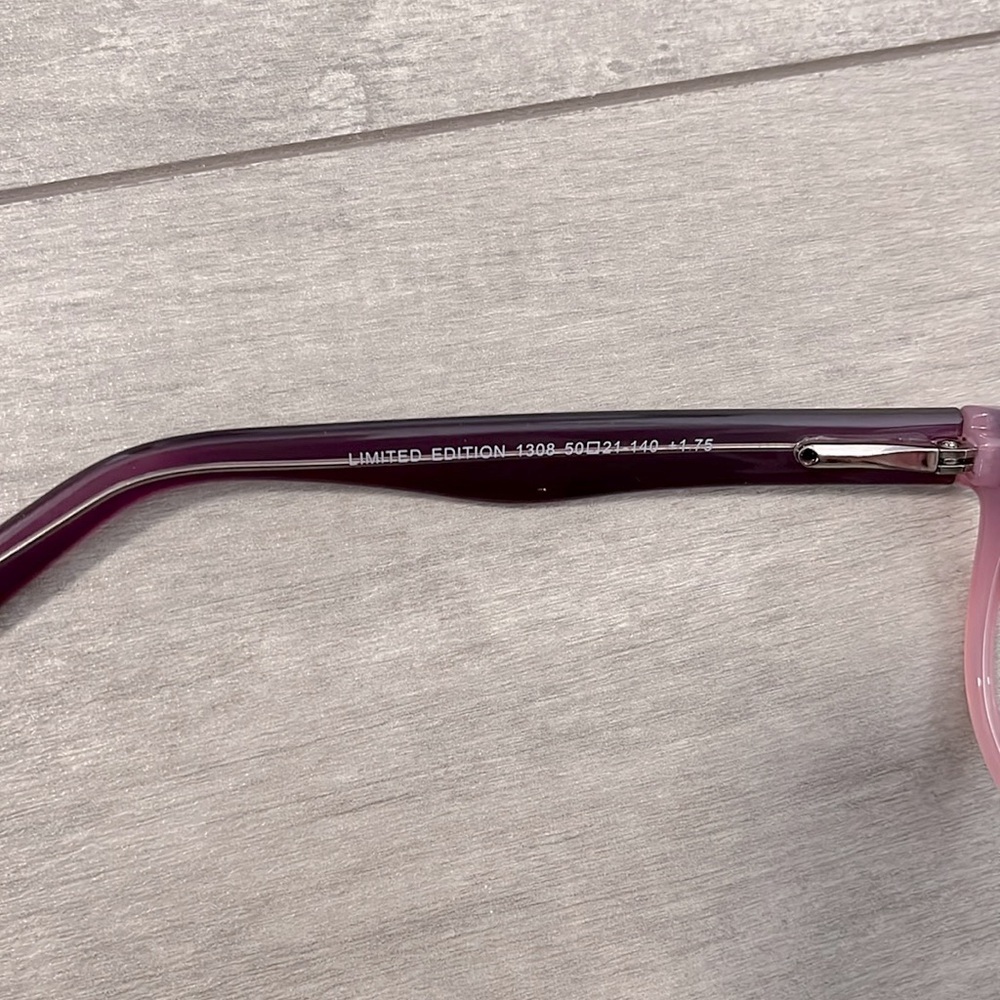NWOT SAVEYEWEAR Purple Reader Glasses +1.75 - Picture 5 of 7